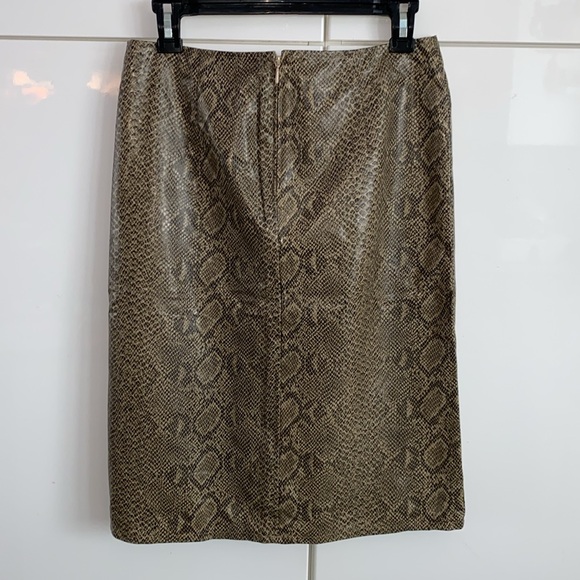 🌟LAST CHANCE 🌟 Snakeskin Vinyl Skirt - Picture 3 of 6